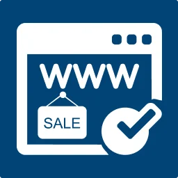 domain for sale icon