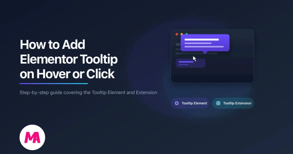 Ajouter tooltitp dans elementor