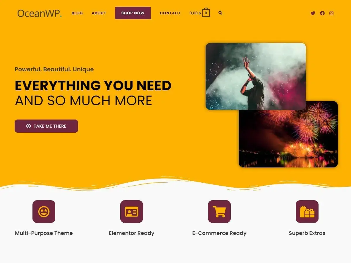 OceanWP WordPress theme