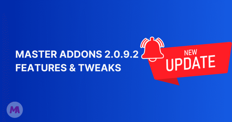 Master Addons 2.0.9.2 update