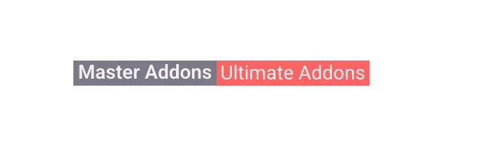 master addons animated headline