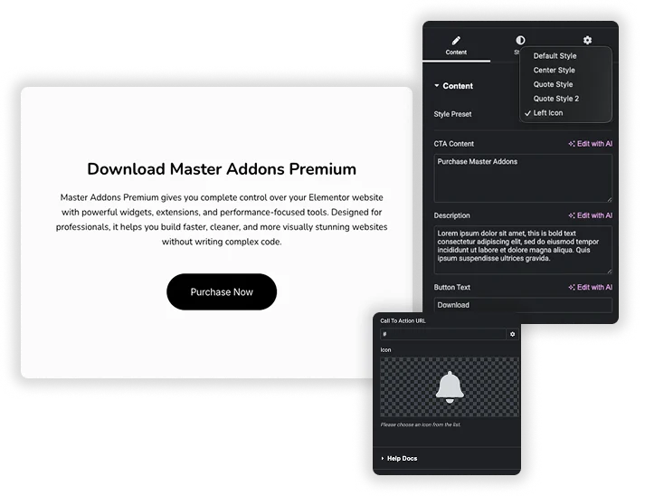 Style Presets for Instant Layouts