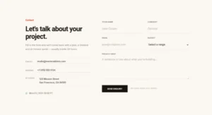Business Enquiry Form