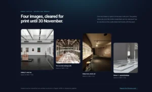 Galería de prensa de Lightbox escalonada