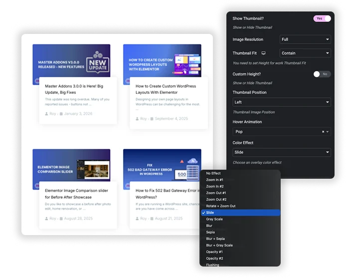 Thumbnail Image Styling