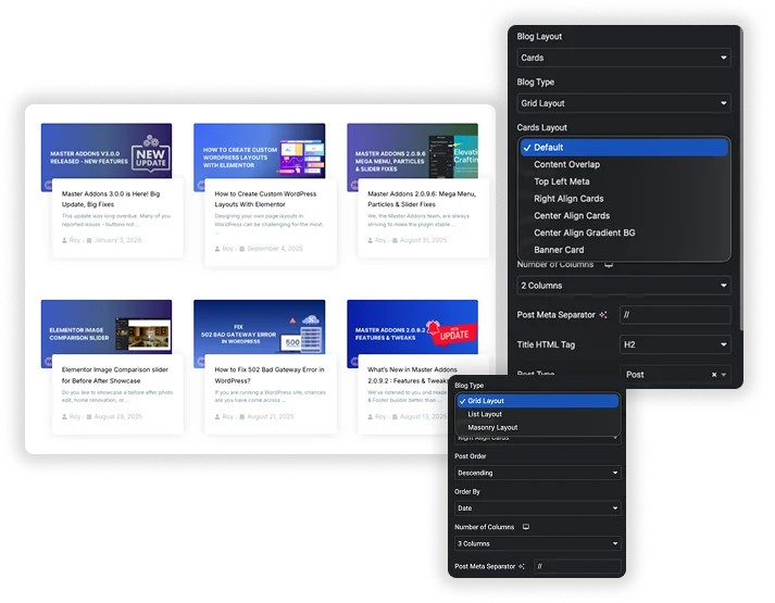 Flexible Layouts & Display Modes