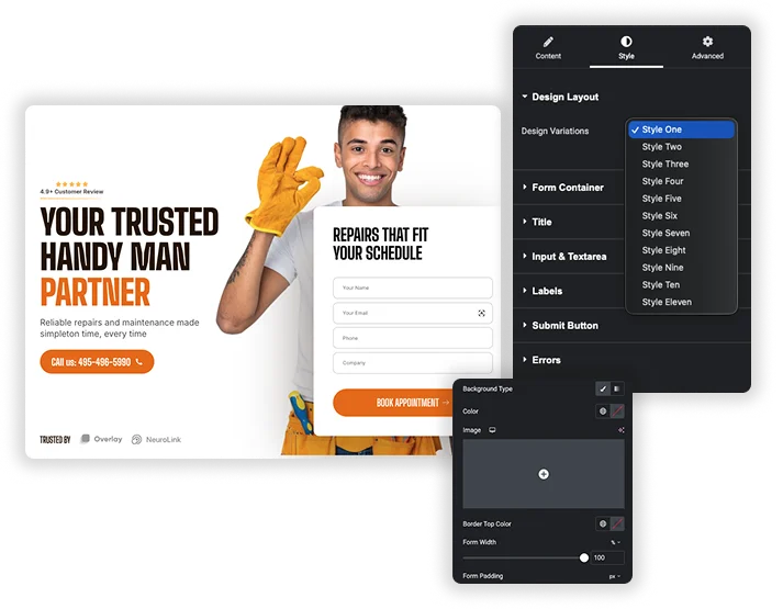 Instant Design Presets & Layouts