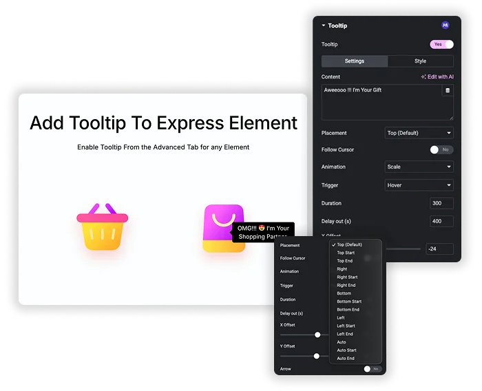 Smart Positioning & Interactive Behavior