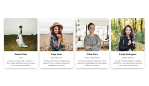 Team Member - Variation Social Icon on Left Hover