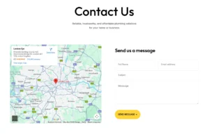 Google Map with Contact Form