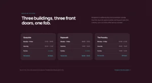Multi Location Hours Cards