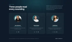 Circular Portrait Team Cards