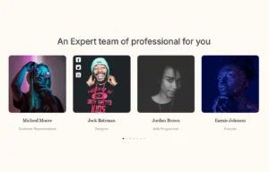 Social Left on Hover