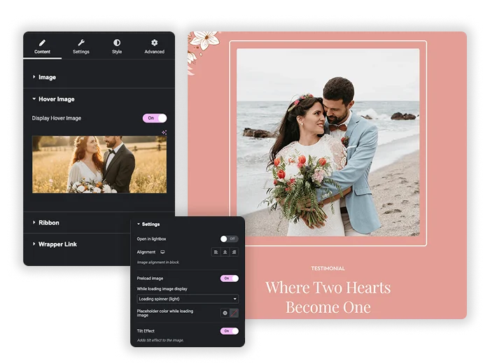 Advanced Hover Image Smart Effects