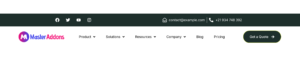 Nav Menu - with Topbar