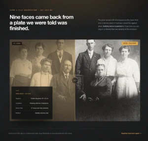 Restoration Slider Record Card