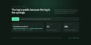 Platform Status Ticker