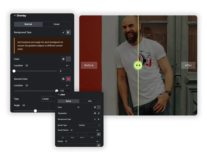 Customizable Overlay & Clear Label