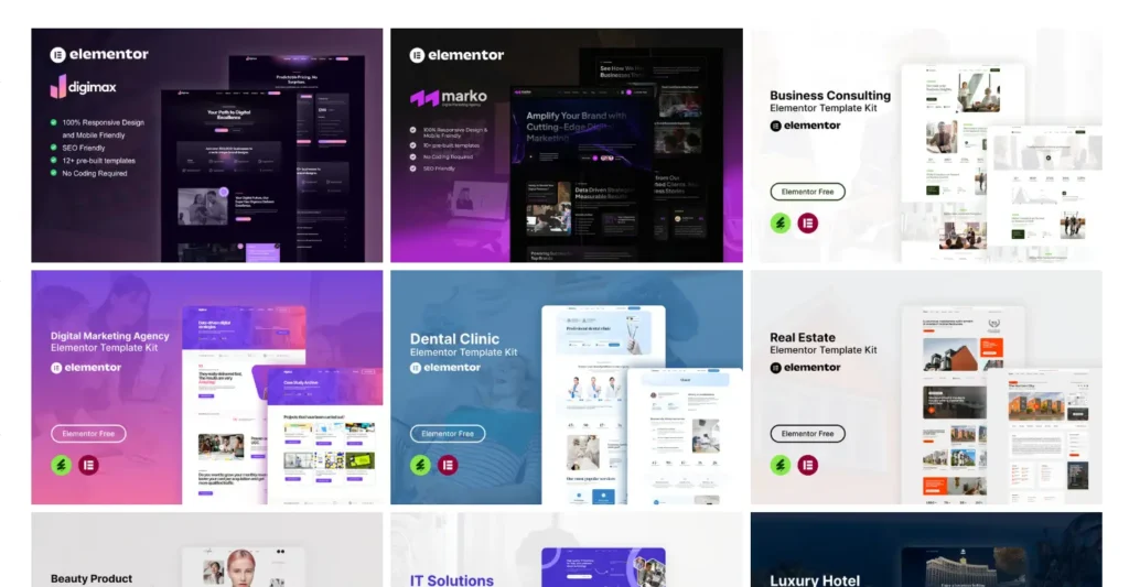 Envato Elements Template Kits