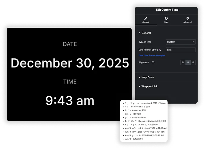 Time Format Flexibility