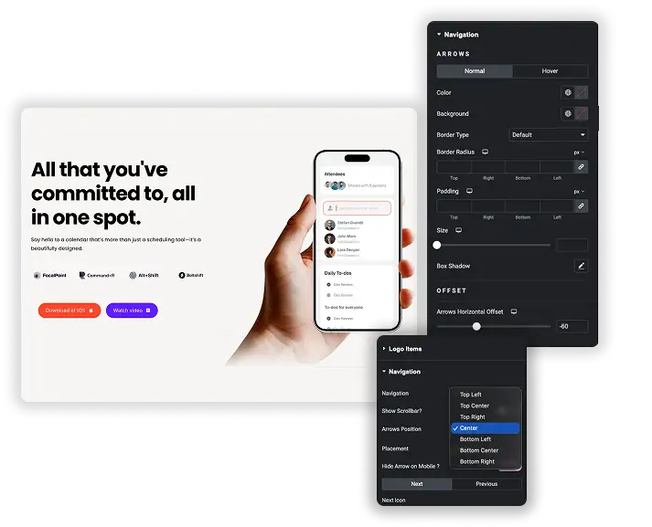 Fully Customizable Navigation Styling