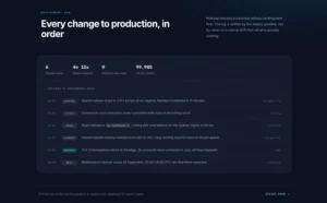 Deployment Log Feed
