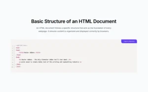Source Code with HTML Document 