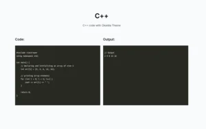 Source Code with C++