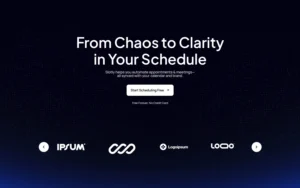 Hero Section with Logo Slider