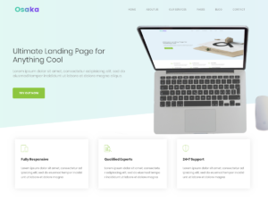 Template kit homepage screenshot