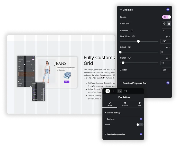 Customizable Visual Grid