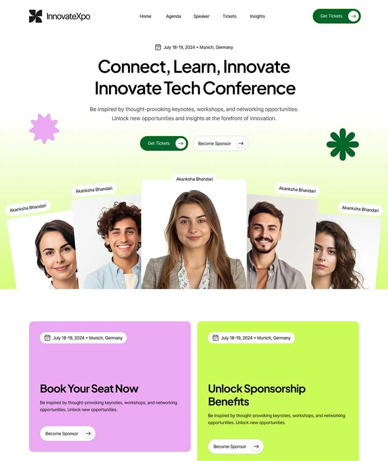 InnovateXpo Homepage