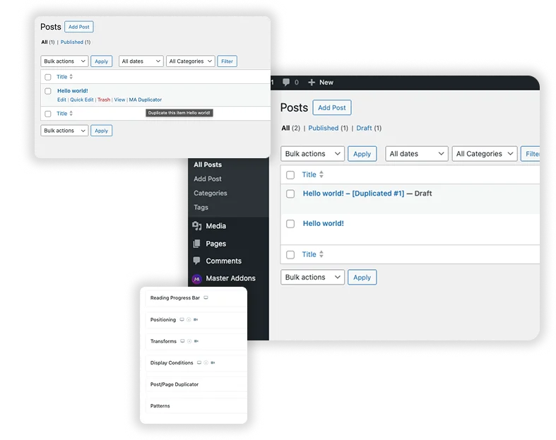 Post and Page Duplicator