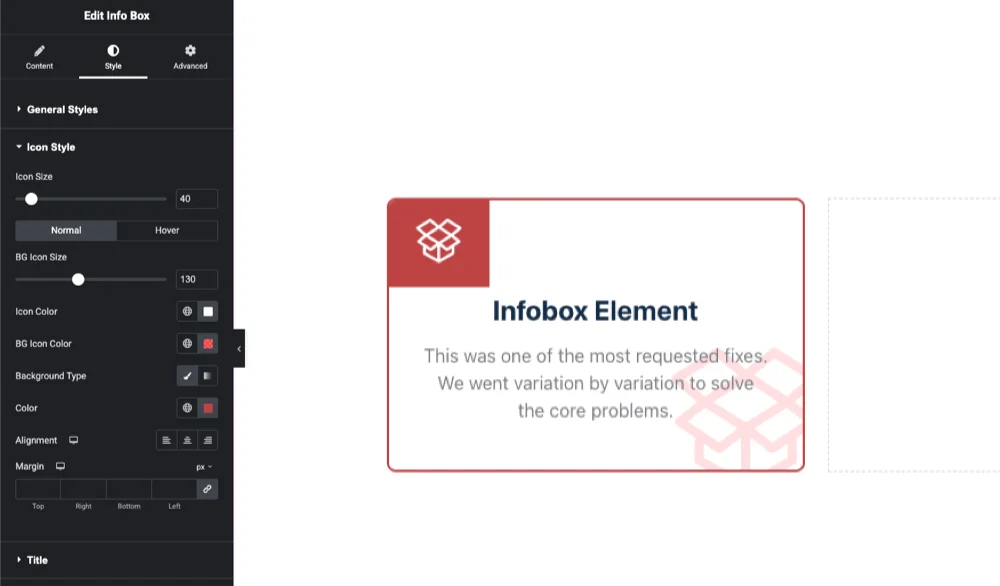 Infobox element style fixed for all variation