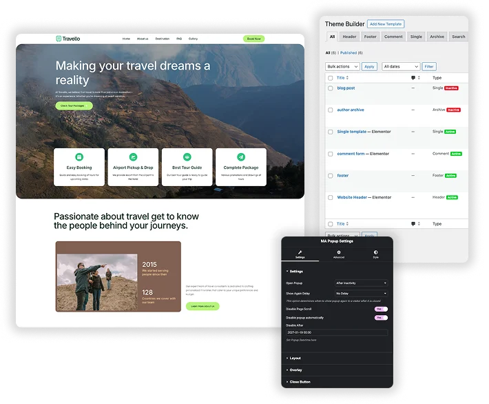 Build Complete Websites