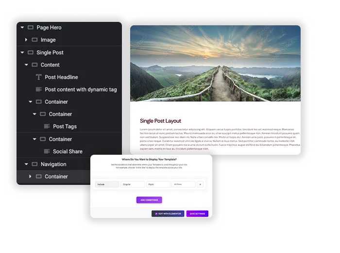 Design Single Post Layout