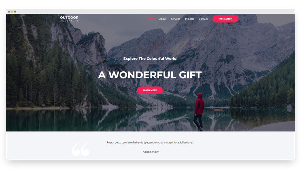 Astra WordPress theme homepage layout for Elementor