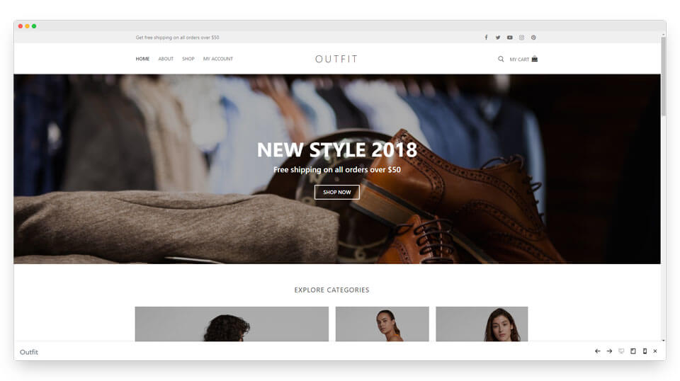 Customify flexible WordPress theme for Elementor page builder