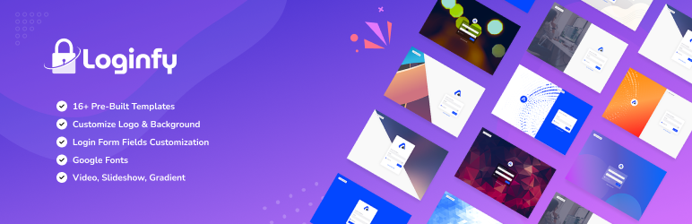 Loginfy custom WordPress login page customizer plugin