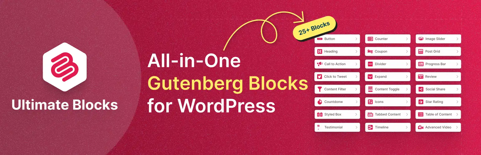 Ultimate Blocks Table of Contents Gutenberg block banner
