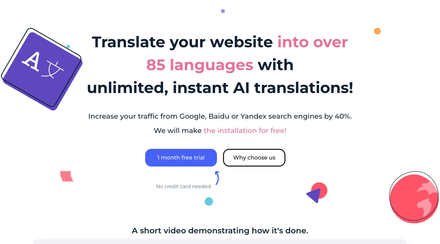 Linguise homepage