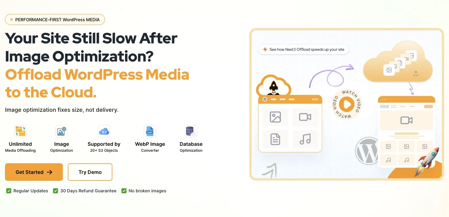 Next3 Offload homepage