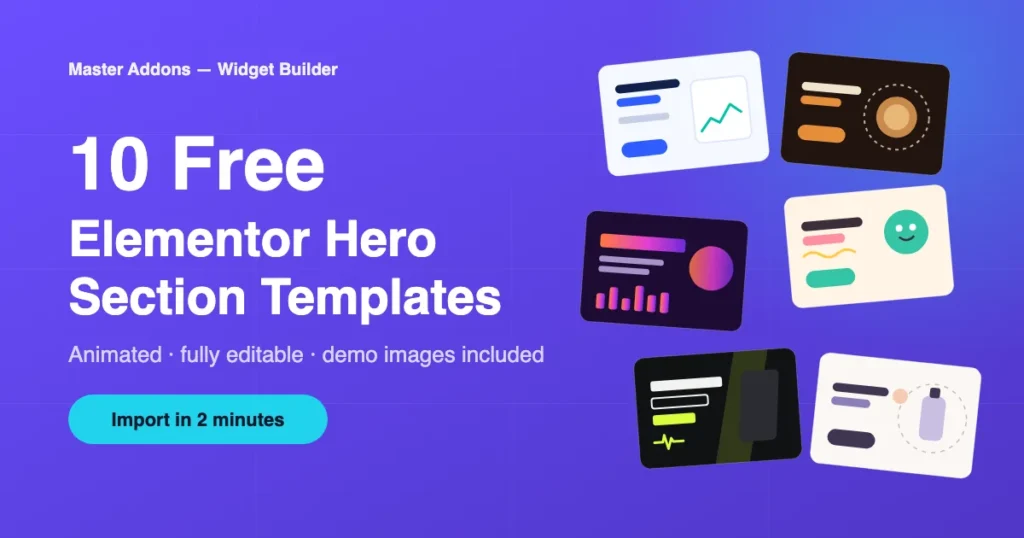 elementor hero section templates featured