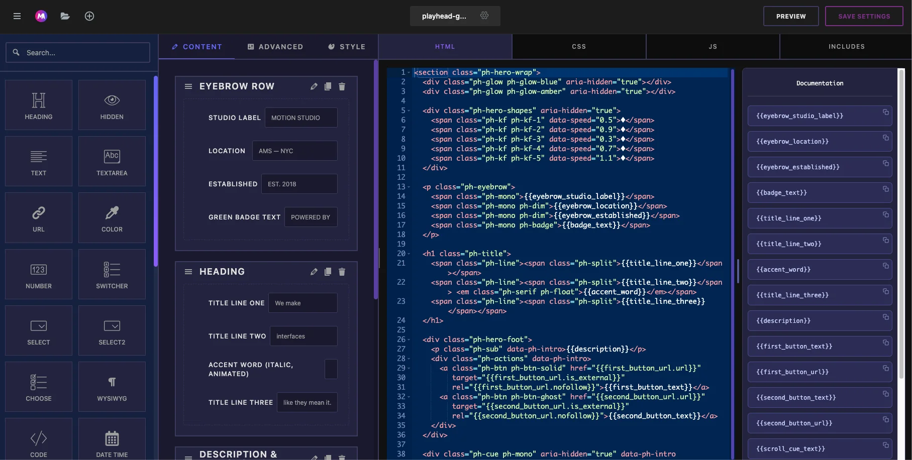 Replace Editable Text With Tokens