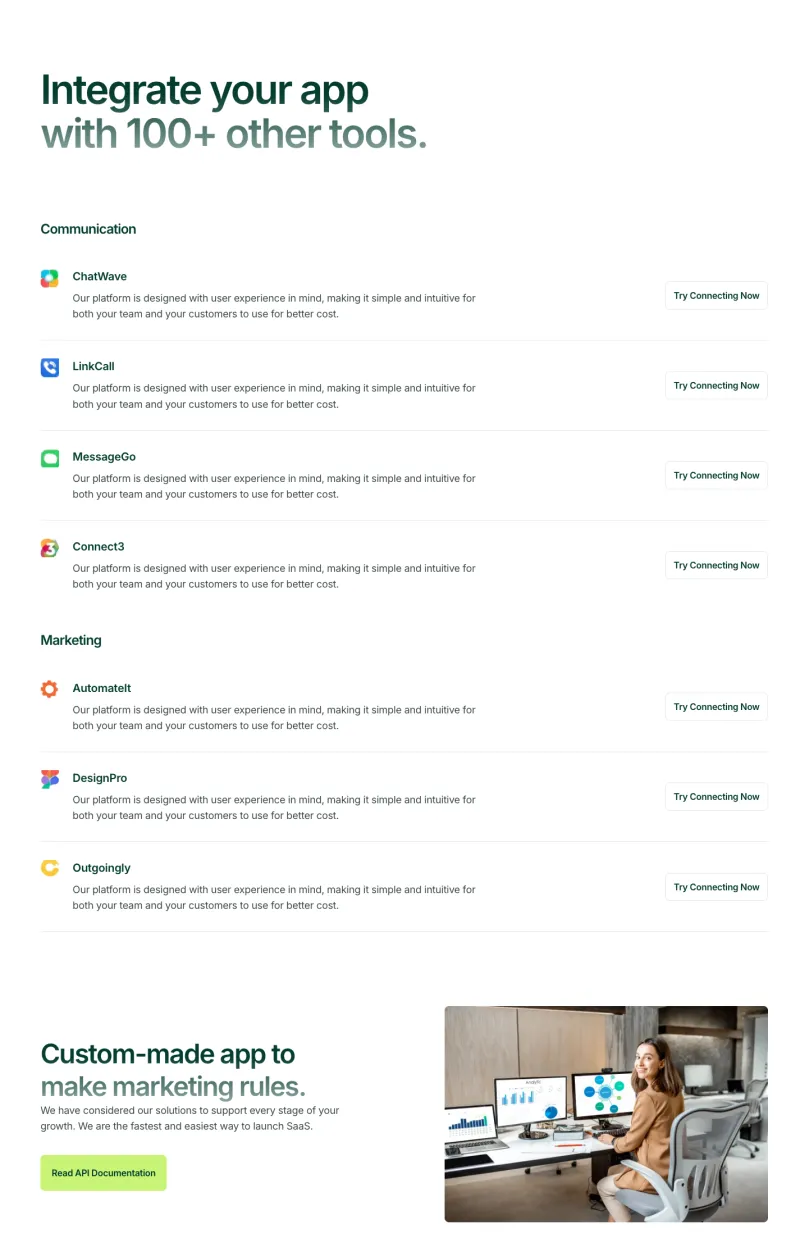 Nexis 통합 페이지 템플릿, 전체 페이지