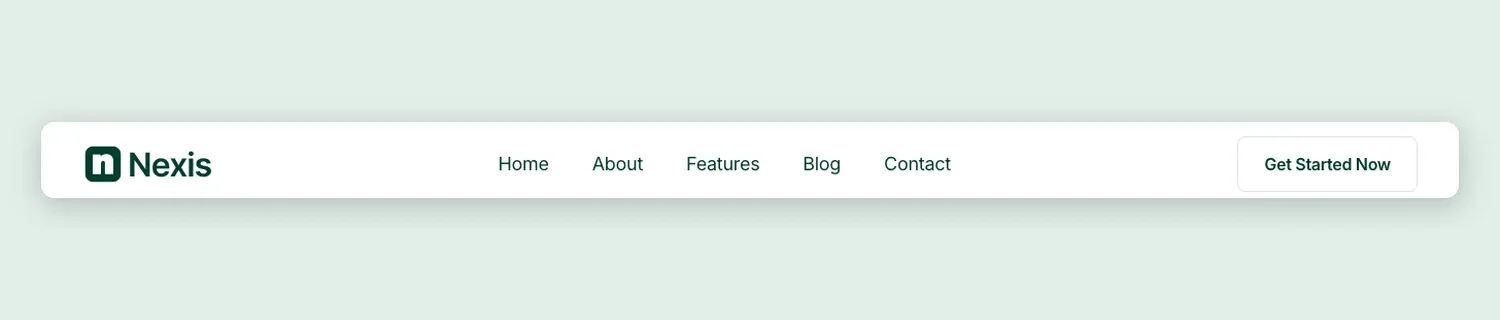 Nexis Header template, full page