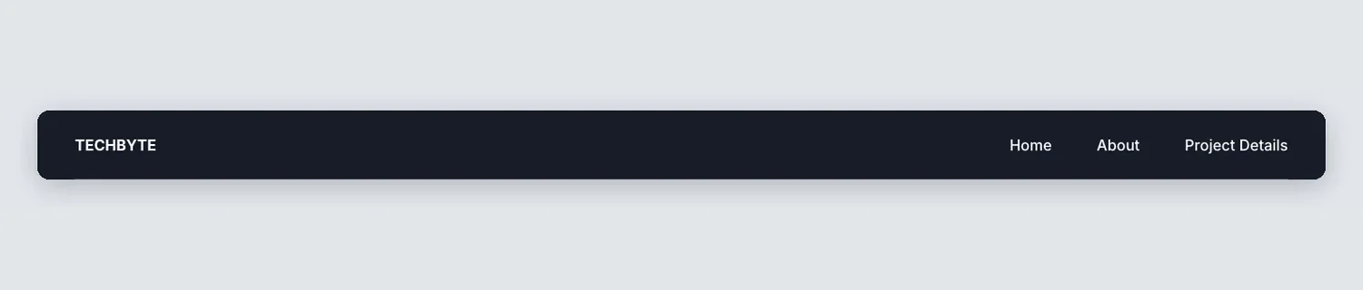 Techbyte Header template, full page