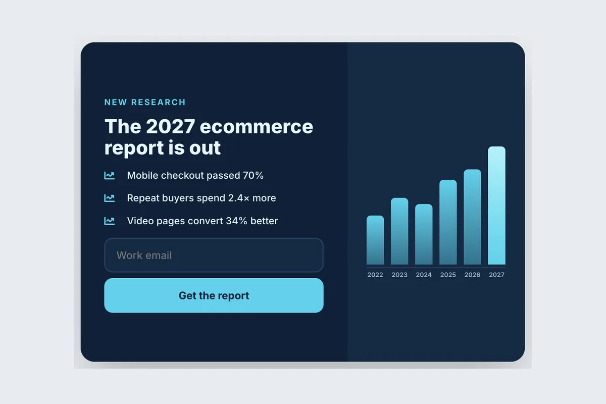 Industry Report · 2027 Trends template, full page