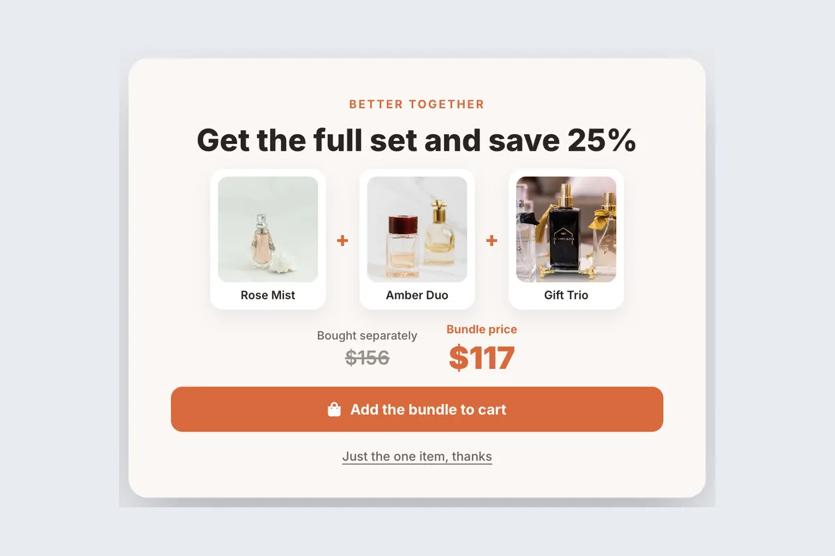 Bundle Deal · Save 25% template, full page