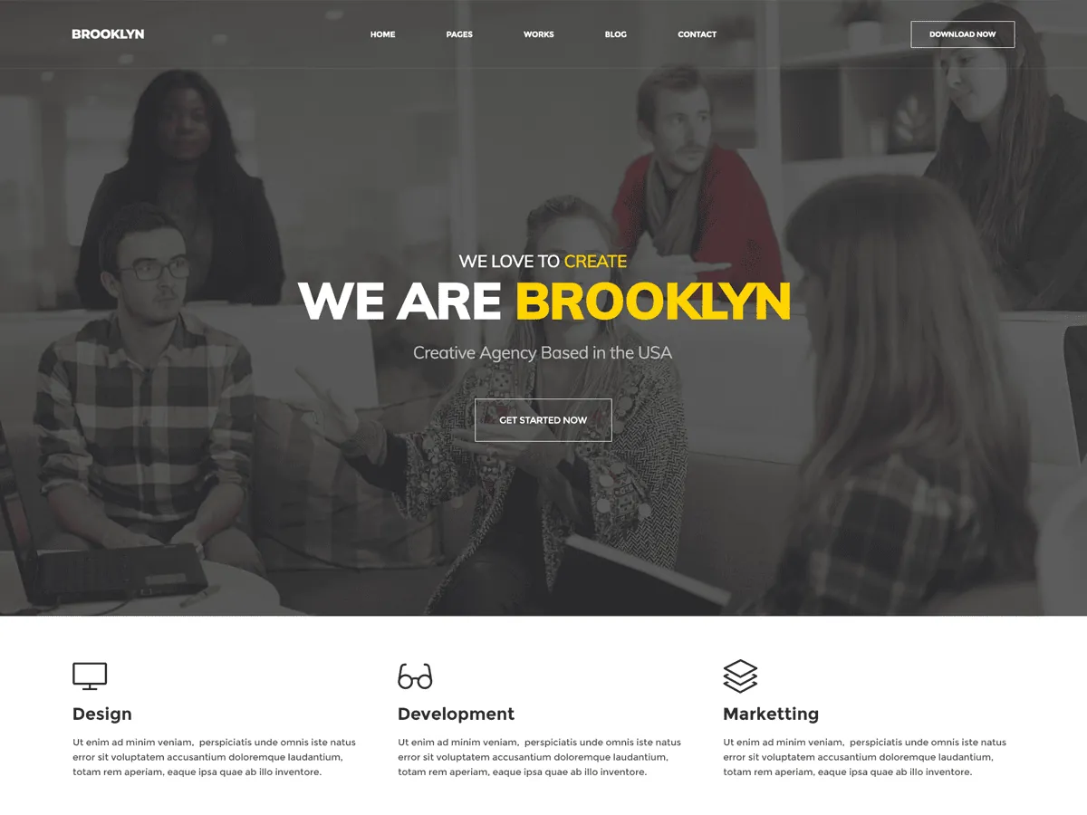 Brooklyn Lite Elementor WordPress theme
